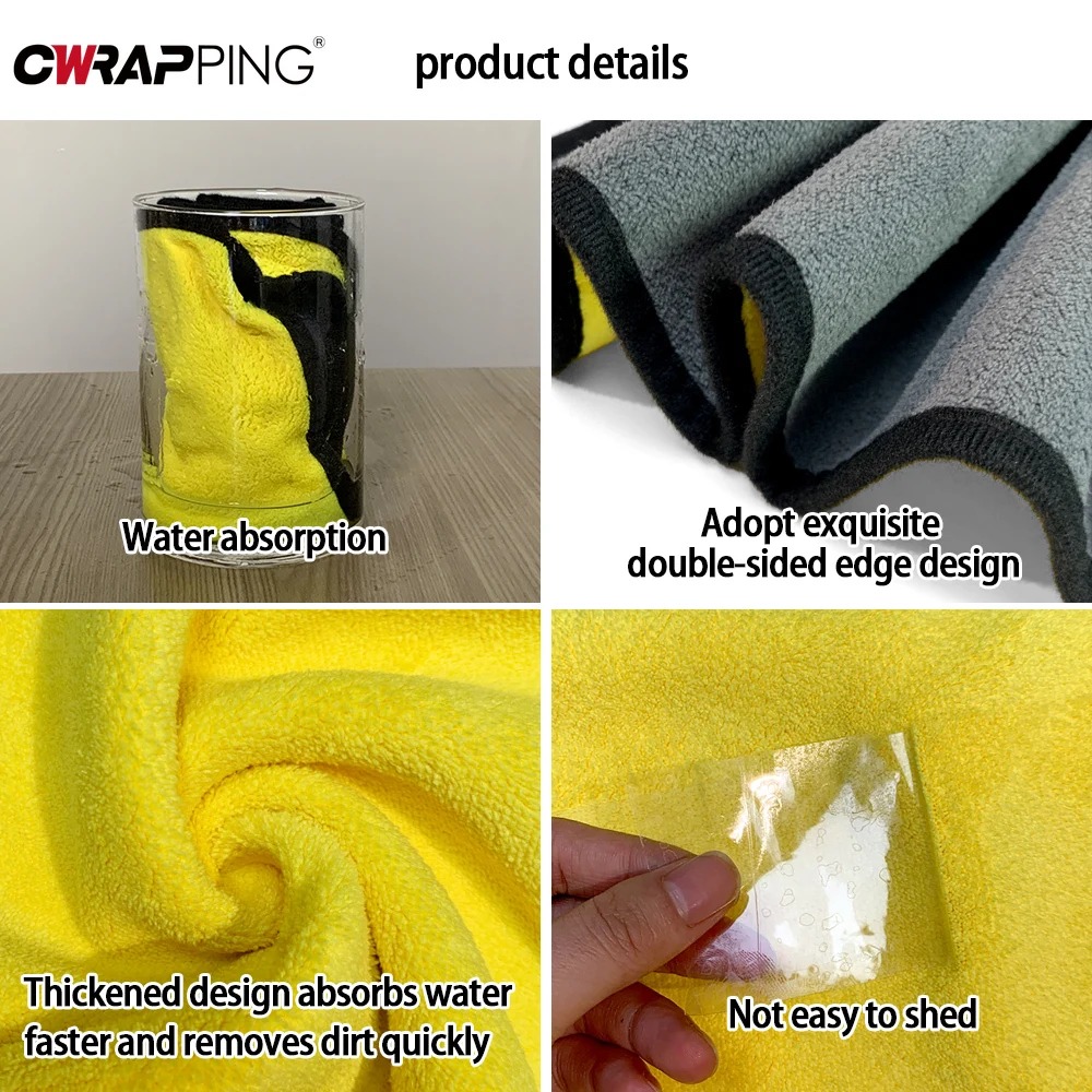 Toallas de microfibra de 1/2 p - Microfiber Towel Detailing reseña y precio