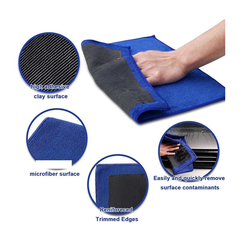 Toalla de arcilla de microfibr - Microfiber Towel Detailing reseña y precio